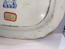 Load image into Gallery viewer, Historical Staffordshire Blue Transfer Platter Death Of General Wolfe Quebec