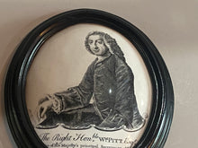 Load image into Gallery viewer, Staffordshire Right Honorable William Pitt Sadler Liverpool Plaque