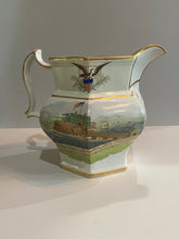 Load image into Gallery viewer, Historical Painted Landing of Lafayette Jersey City Pottery Pitcher