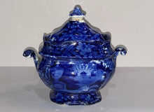 Load image into Gallery viewer, Historical Staffordshire Lafayette At Franklins Tomb Sugar Bowl By Wood 1825