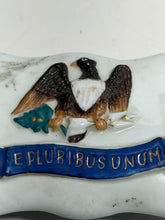 Load image into Gallery viewer, Staffordshire Porcelain Seal Of The United States Match Safe Box 19th C