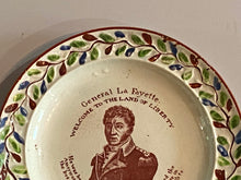 Load image into Gallery viewer, General Lafayette Welcome to the Land of Liberty Childs Plate