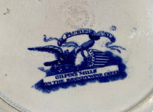 Load image into Gallery viewer, Historical Staffordshire Blue Plate Gilpin’s Mill On Brandywine Ca. 1825