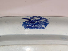 Load image into Gallery viewer, Historical Staffordshire Blue Platter View of Lake George New York Ca. 1825