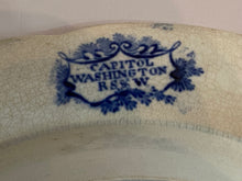 Load image into Gallery viewer, Historical Staffordshire Capital At Washington Medallion Soup Plate Jefferson Lafayette