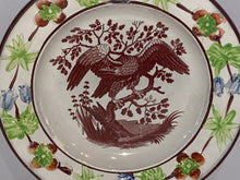 Load image into Gallery viewer, Staffordshire Pearlware Children’s Plate with Eagle by Wood