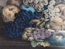 Load image into Gallery viewer, Original Currier & Ives Print Large Folio American Choice Fruits Great Color