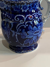 Load image into Gallery viewer, Historical Staffordshire Blue Seal of the United States Large Pitcher