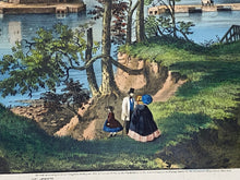 Load image into Gallery viewer, Original Currier & Ives Print Large Folio Staten Island And Narrows New York