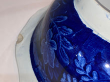 Load image into Gallery viewer, Historical Staffordshire Blue Wash Bowl Arms Of Maryland Ca. 1825 Transfer