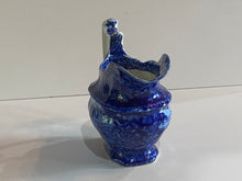 Load image into Gallery viewer, Historical Staffordshire Blue Washington with Scroll in Hand Creamer by Wood