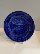 Load image into Gallery viewer, Historical Staffordshire Blue Plate Gilpin’s Mill on the Brandywine