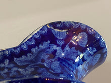 Load image into Gallery viewer, Historical Staffordshire Blue Washington with Scroll in Hand Creamer by Wood