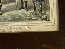 Load image into Gallery viewer, Currier & Ives Type Print Mexicans Evacuating Vera Cruz Surrendering U.S.