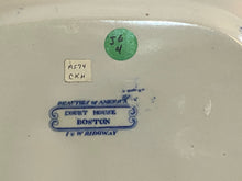 Load image into Gallery viewer, Historical Staffordshire Blue Small Platter Court House Boston