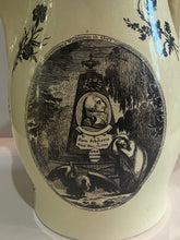 Load image into Gallery viewer, Staffordshire Creamware Liverpool Pitcher Huge Washington U.S. Ship Ca. 1800