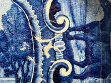 Load image into Gallery viewer, Staffordshire Blue Transfer Quadrupeds Platter Horses Ca. 1825