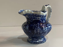 Load image into Gallery viewer, Historical Staffordshire Blue Small States Creamer Pitcher Scarce Size 1825