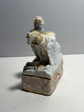 Load image into Gallery viewer, Antique Porcelain Fairing trinket Box Ulysses S. Grant Horse