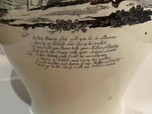 Load image into Gallery viewer, Staffordshire Creamware Liverpool Pitcher with American Soldiers and Soldiers Farewell Poem Transfer Ca. 1800 Massachusetts Revolutionary Soldier
