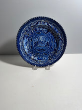 Load image into Gallery viewer, Staffordshire Blue Transfer Quadrupeds Plate Antelope Ca. 1825