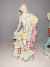 Load image into Gallery viewer, 18th Century Derby Porcelain Figures of John Wilkes and Field Marshall Henry Seymour Conway