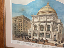 Load image into Gallery viewer, Large Folio Lithograph Print New York Clearing House Association Building