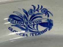 Load image into Gallery viewer, Historical Staffordshire Blue Platter Badminton Gloucestershire