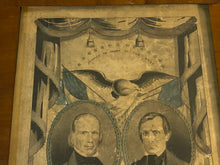 Load image into Gallery viewer, Original N. Currier Grand National Whig Banner Henry Clay T. Frelinghuysen