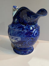 Load image into Gallery viewer, Historical Staffordshire Blue Wash Pitcher View of The Erie Canal