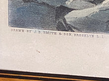 Load image into Gallery viewer, Original N. Currier & Ives Print Clipper Ship Red Jacket Large New/Old 50