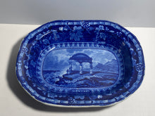 Load image into Gallery viewer, Historical Staffordshire Blue Arms or Georgia Vegetable Dish By Mayer 1825