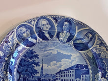 Load image into Gallery viewer, Historical Staffordshire Park Theater New York 4 Medallion Plate Erie Canal
