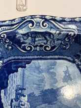 Load image into Gallery viewer, Staffordshire Blue Transfer Quadruped Covered Vegetable Dish Polar Bear Ca. 1825