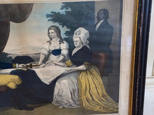 Load image into Gallery viewer, Original Currier & Ives Type Print Washington Family Large Folio Wm. Robertson