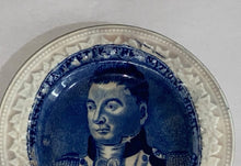 Load image into Gallery viewer, Historical Staffordshire Lafayette Our Nations Guest Rare Cup Plate Blue Transfer