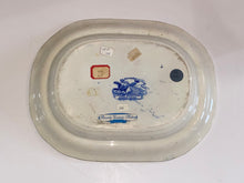 Load image into Gallery viewer, Historical Staffordshire Blue Small Platter Catskill Mountains Hudson River Ca. 1825