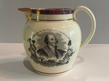 Load image into Gallery viewer, Staffordshire War of 1812 Pitcher John Jay and Attack on Fort Oswago