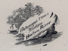 Load image into Gallery viewer, Historical Staffordshire View Of Hudson River Small Platter Ca. 1835
