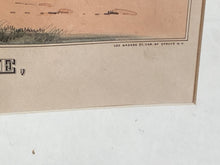 Load image into Gallery viewer, N. Currier & Ives Print Large Daniel D. Tompkins And Blanc Negre Trotter Horse