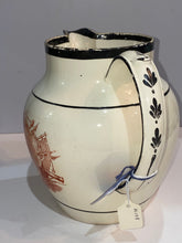 Load image into Gallery viewer, Staffordshire War Of 1812 Pitcher Commodore Perry Captain Pike 1815