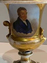 Load image into Gallery viewer, Staffordshire Porcelain Vase General Lafayette