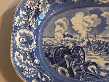 Load image into Gallery viewer, Historical Staffordshire Picketts Charge Gettysburg Platter Ca. 1900