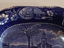 Load image into Gallery viewer, Historical Staffordshire Pittsfield Elm Massachusetts Vegetable Dish by Clews