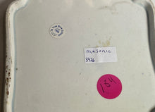 Load image into Gallery viewer, Historical Staffordshire Blue Vegetable Dish Masonic Transfer Greek Figures 1825