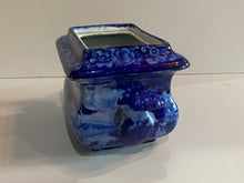 Load image into Gallery viewer, Historical Staffordshire Blue Sugar Bowl Boston Harbor Pattern Eagle
