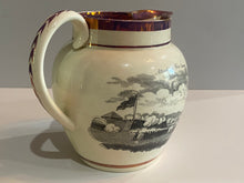 Load image into Gallery viewer, Staffordshire War of 1812 Pitcher John Jay and Attack on Fort Oswago