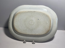 Load image into Gallery viewer, Historical Staffordshire Blue Small Platter Landing Of Lafayette Transfer 1825