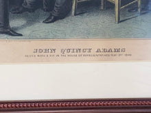Load image into Gallery viewer, Original Currier & Ives Type Print John Quincy Adams By Kellogg Comstock