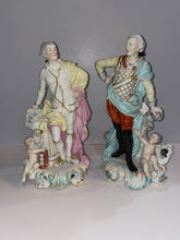 Load image into Gallery viewer, 18th Century Derby Porcelain Figures of John Wilkes and Field Marshall Henry Seymour Conway
